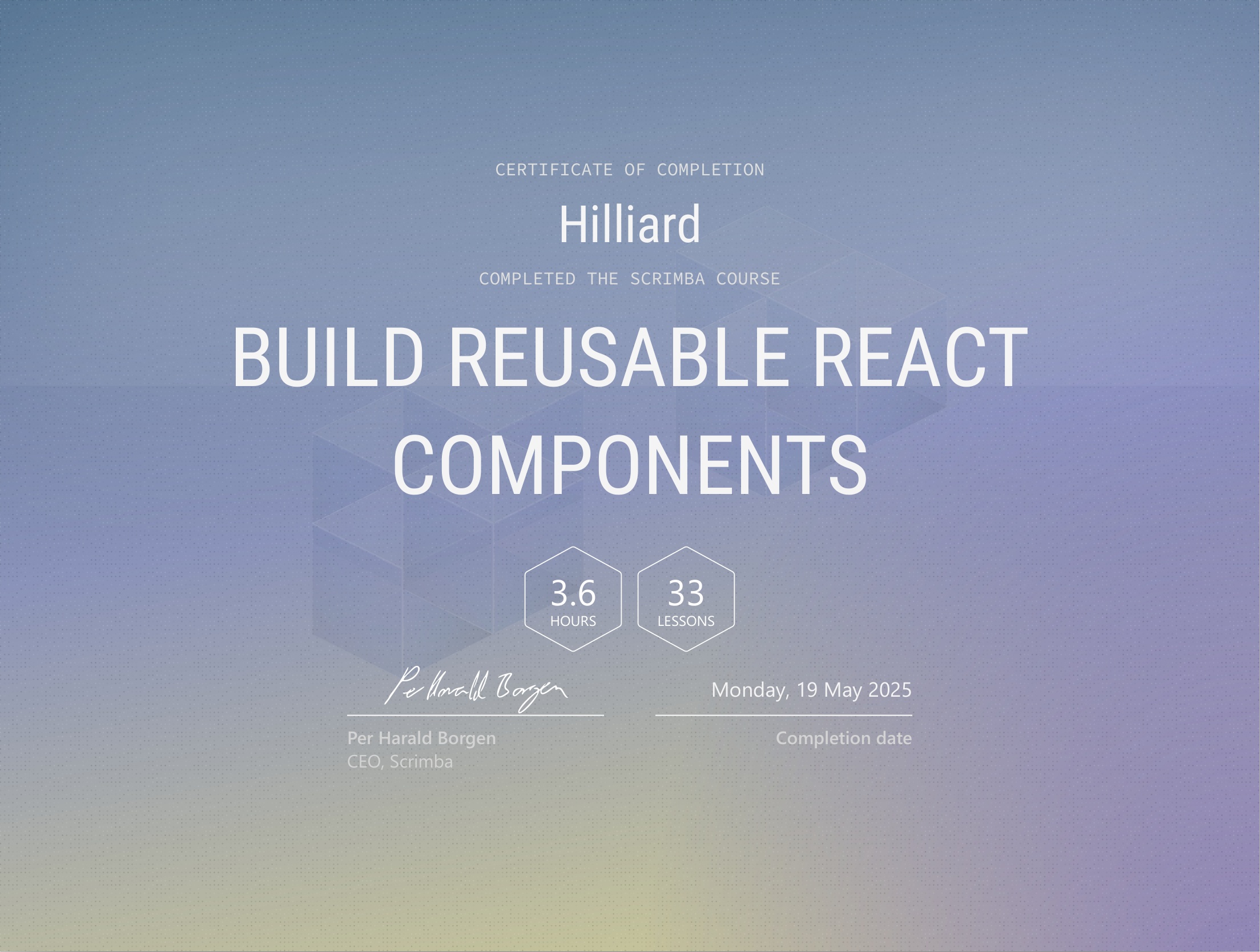 Build Reusable React Components