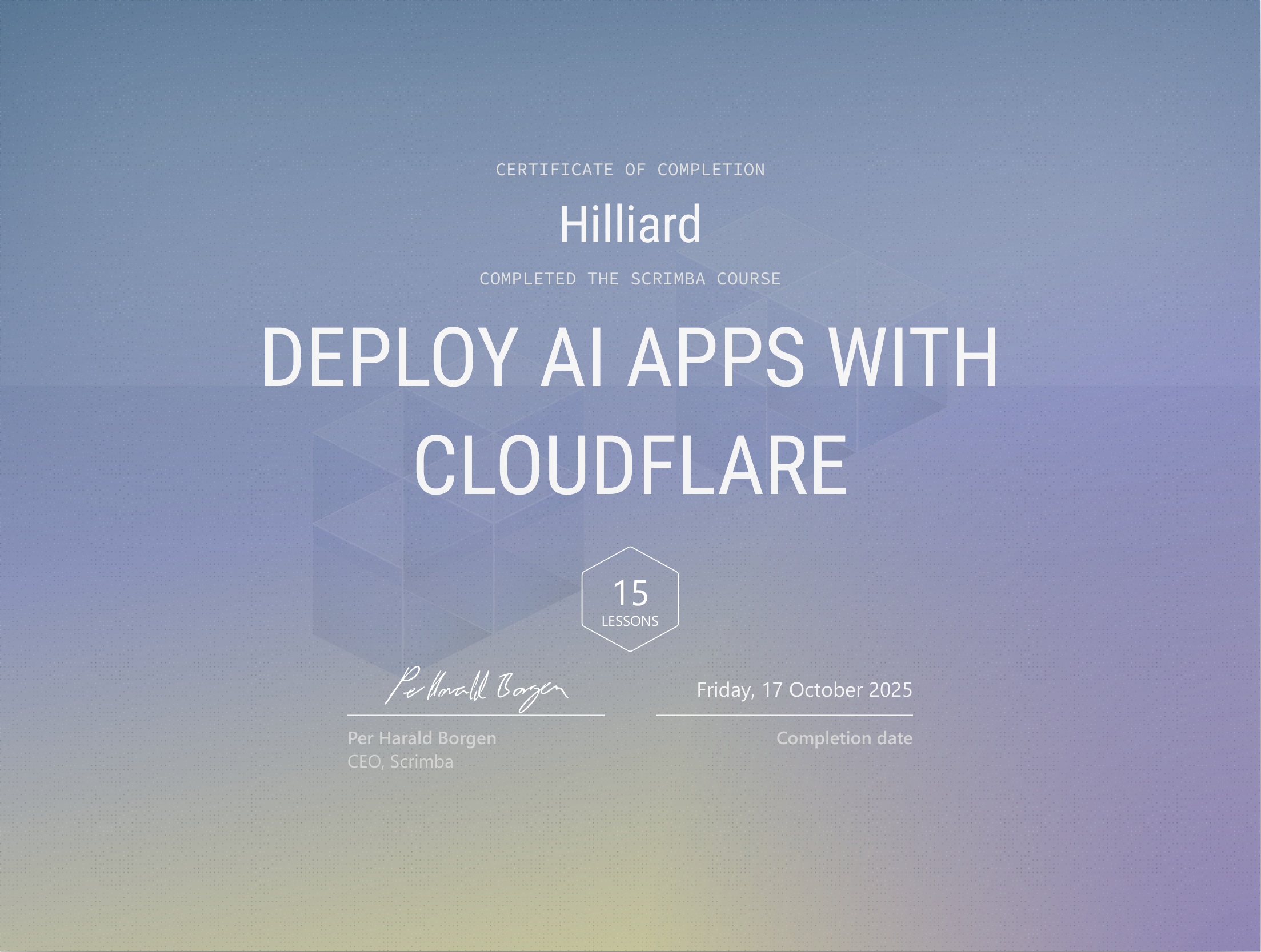 Deploy AI Apps with Cloudflare