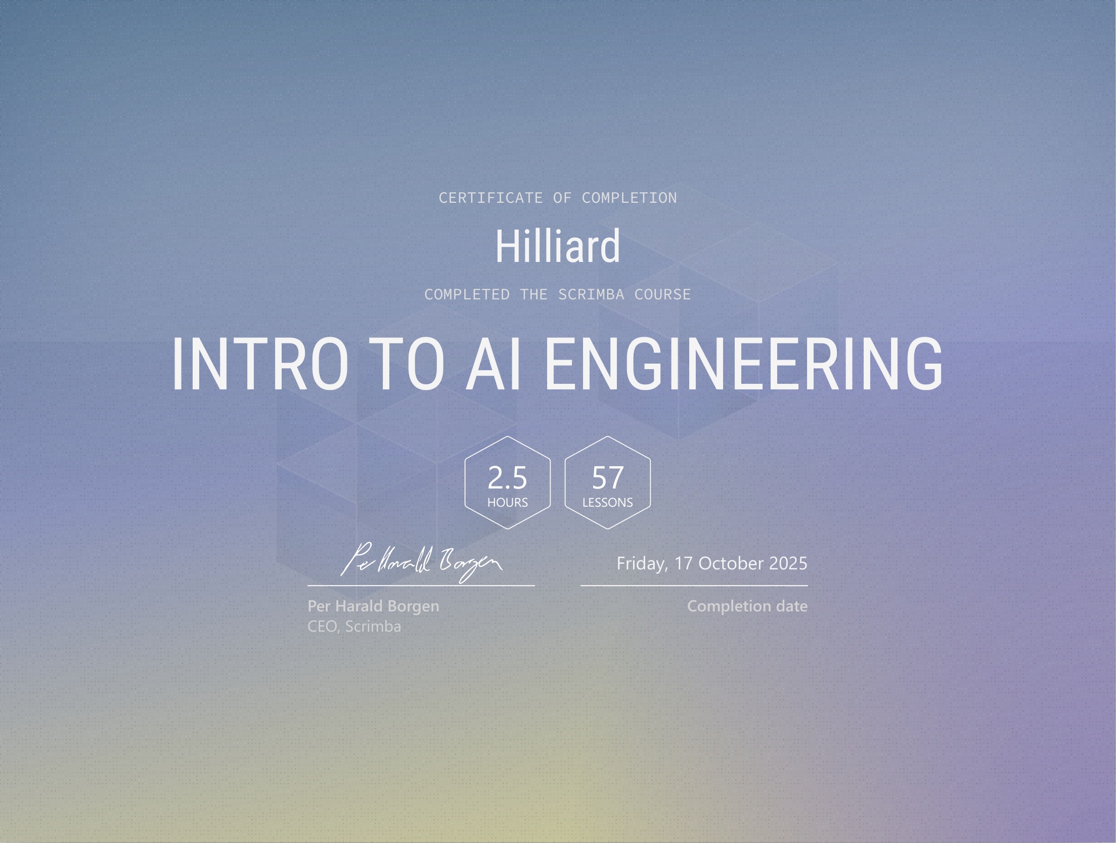 Intro to AI Engineering