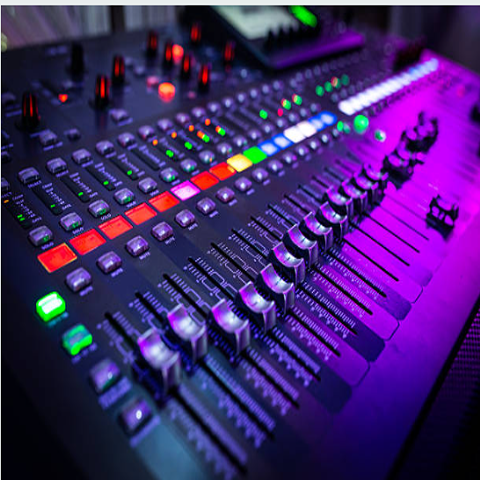 radio mixing board