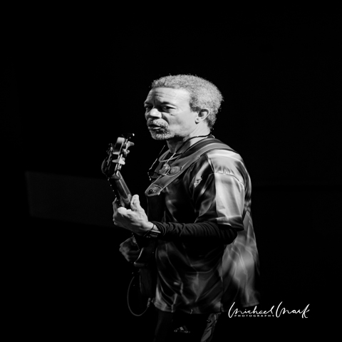 Hilliard in black and white